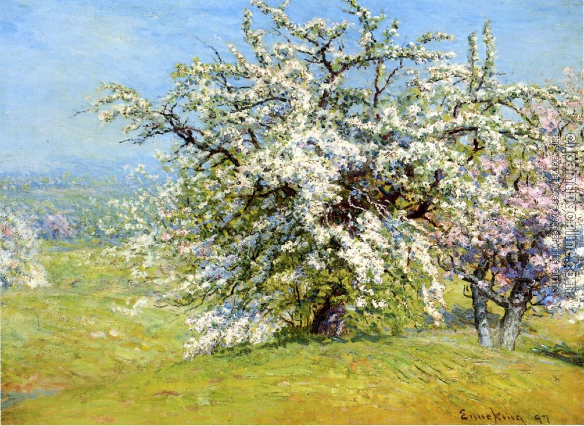 John Joseph Enneking - Blooming Meadows